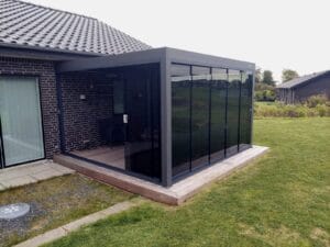 Bioklimatisk pergola og skydeglas i Vejle - billede 2