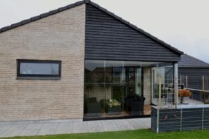 Skydeglas terrasse i Horsens - billede 1