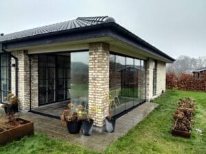 Skydeglas terrasse i Ringe - billede 2